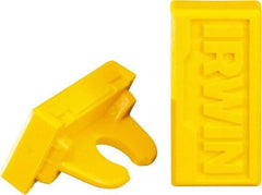 Irwin - Level Replacement End Cap Mount - Yellow, Use with 2500 & 2550 Series Levels - Benchmark Tooling