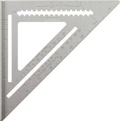 Irwin - 12" Blade Length, Aluminum Rafter Square - Benchmark Tooling