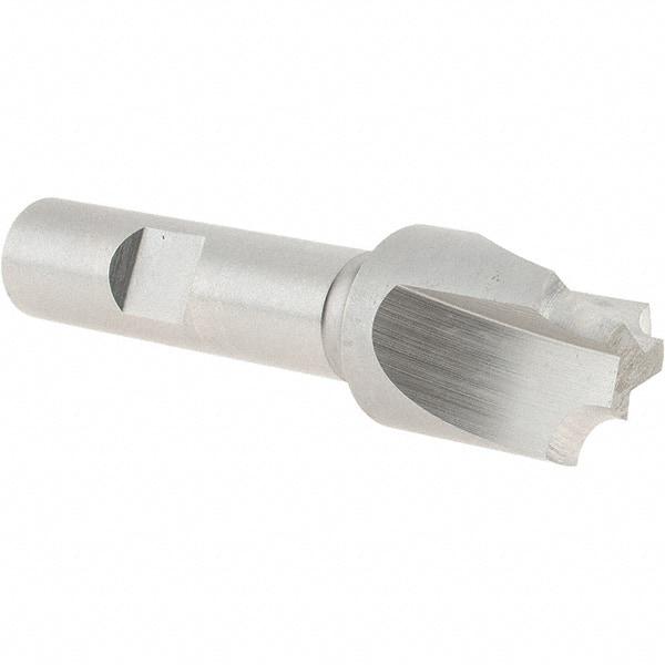 Melin Tool - 3/16" Radius, 3/4" Mill Diam, 3 Flute Cobalt Corner Rounding End Mill - Single End, Uncoated, 3/8" Tip Diam, 3" OAL, 3/4" Shank Diam - Benchmark Tooling