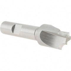 Melin Tool - 3/16" Radius, 3/4" Mill Diam, 3 Flute Cobalt Corner Rounding End Mill - Single End, Uncoated, 3/8" Tip Diam, 3" OAL, 3/4" Shank Diam - Benchmark Tooling