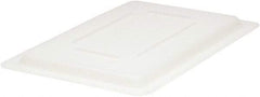 Rubbermaid - 18" Long x 12" Wide, Rectangular Polyethylene Lid - Snap-On, Use with FG350400, FG350700, FG350900 - Benchmark Tooling