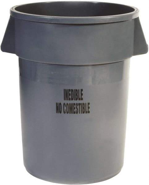 Rubbermaid - Round, Gray Food Storage Container - 31-1/2" High x 24" Wide - Benchmark Tooling