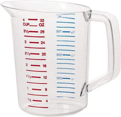 Rubbermaid - 1 Quart Polycarbonate Measuring Cup - 50 ml Graduation - Benchmark Tooling