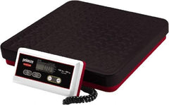 Rubbermaid - 150 Lb Capacity, LCD Receiving Scale - 0.2 Lb Graduation, Low-Profile, Non-Skid Platform & Tare Feature - Benchmark Tooling