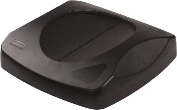 Rubbermaid - Square Lid for Use with 23 Gal Square Trash Cans - Gray, For Untouchable Trash Cans - Benchmark Tooling