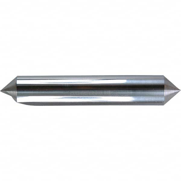Melin Tool - 1/8" Head Diam, 1/8" Shank Diam, 1 Flute 90° Solid Carbide Countersink - Benchmark Tooling