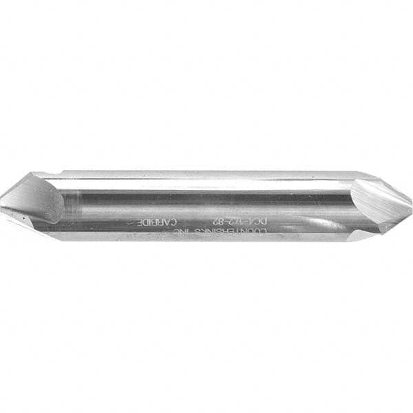 Melin Tool - 5/8" Head Diam, 5/8" Shank Diam, 4 Flute 82° Solid Carbide Countersink - Benchmark Tooling