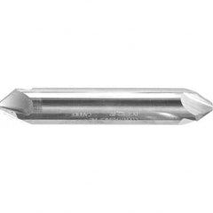 Melin Tool - 3/16" Head Diam, 3/16" Shank Diam, 4 Flute 120° Solid Carbide Countersink - Benchmark Tooling