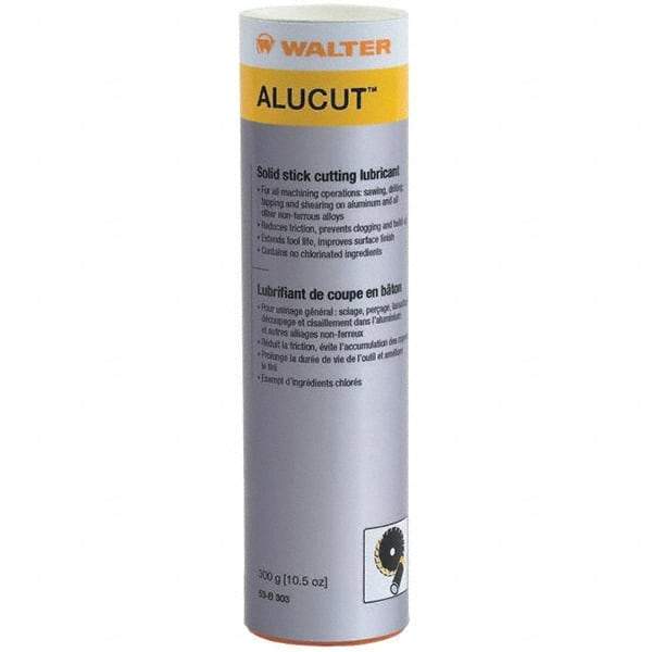 WALTER Surface Technologies - AluCut, 10.5 oz Stick Cutting Fluid - Solid Stick, For Drilling, Sawing, Tapping - Benchmark Tooling