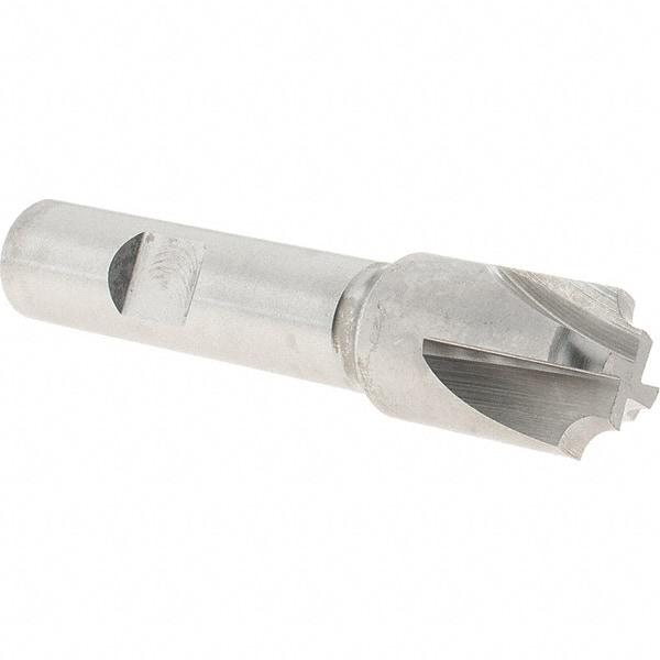 Melin Tool - 1/8" Radius, 5/8" Mill Diam, 4 Flute Cobalt Corner Rounding End Mill - Single End, Uncoated, 3/8" Tip Diam, 3" OAL, 1/2" Shank Diam - Benchmark Tooling