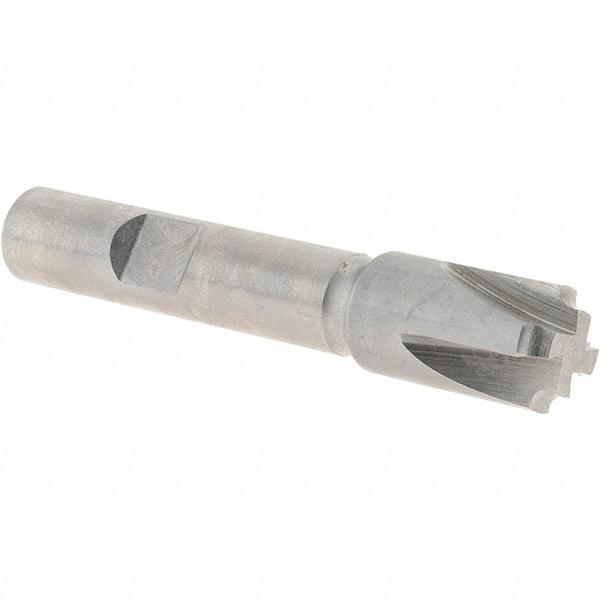 Melin Tool - 1/16" Radius, 7/16" Mill Diam, 4 Flute Cobalt Corner Rounding End Mill - Single End, Uncoated, 5/16" Tip Diam, 2-1/2" OAL, 7/16" Shank Diam - Benchmark Tooling