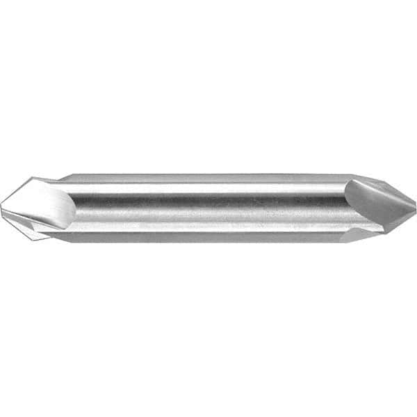 Melin Tool - 5/8" Head Diam, 5/8" Shank Diam, 4 Flute 90° High Speed Steel Countersink - Benchmark Tooling