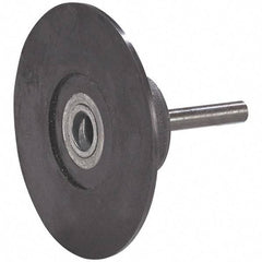 WALTER Surface Technologies - 3" Diam Disc Backing Pad - 1/4" Shank Diam, Hard Density, 28,000 RPM, Twist Compatible - Benchmark Tooling
