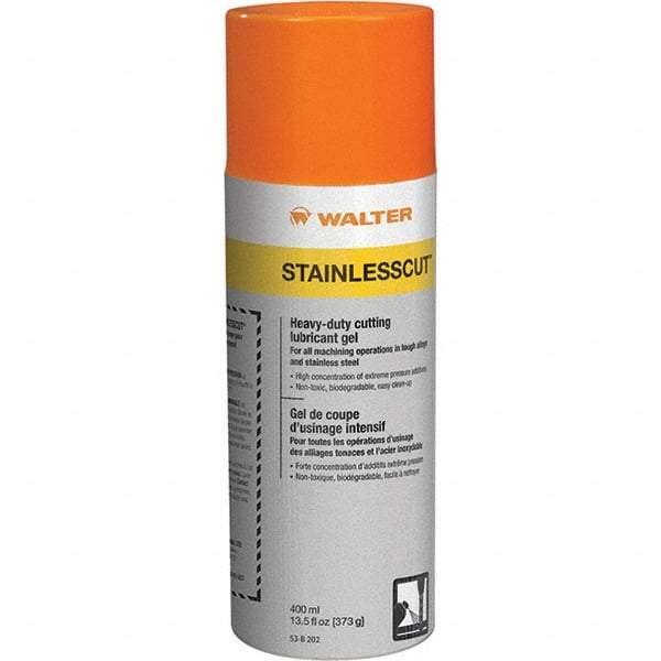 WALTER Surface Technologies - StainlessCut, 11 oz Aerosol Cutting Fluid - Aerosol, For Broaching, Drilling, Milling, Reaming, Sawing, Turning - Benchmark Tooling