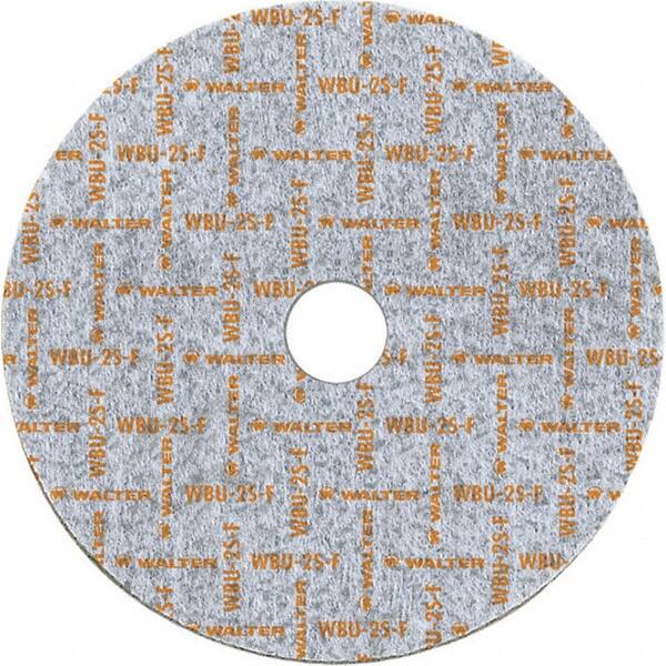 WALTER Surface Technologies - 6" Diam, 1" Face Width, 1" Center Hole, Fine Grade, Silicon Carbide Deburring Wheel - Unitized, Soft Grade, 5,000 RPM - Benchmark Tooling