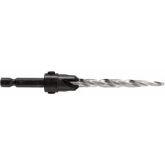 Irwin - Adjustable-Depth Drill Countersinks Cutter Head Diameter (Inch): 1/2 Drill Size Compatibility (Decimal Inch): 0.2500 - Benchmark Tooling