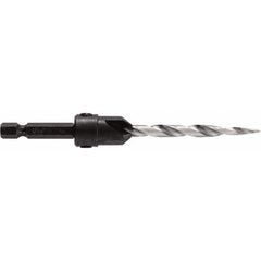 Irwin - Adjustable-Depth Drill Countersinks Cutter Head Diameter (Inch): 7/16 Drill Size Compatibility (Decimal Inch): 0.2188 - Benchmark Tooling