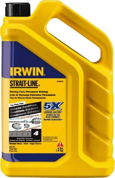 Irwin - 4 oz Container Marking Chalk - Midnight Black - Benchmark Tooling