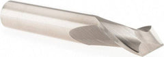 Melin Tool - 1/2" Diam, 1" LOC, 2 Flute, 82° Point Angle, Solid Carbide Drill Mill - Uncoated, 3" OAL, 1/2" Shank Diam - Benchmark Tooling