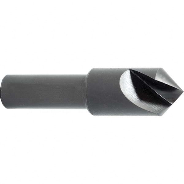 Melin Tool - 2" Head Diam, 3/4" Shank Diam, 1 Flute 90° High Speed Steel Countersink - Benchmark Tooling