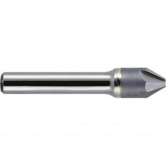 Melin Tool - 1" Head Diam, 1/2" Shank Diam, 4 Flute 82° Solid Carbide Countersink - Benchmark Tooling