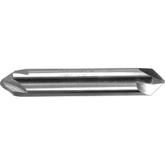 Melin Tool - 3/8" Head Diam, 3/8" Shank Diam, 4 Flute 60° High Speed Steel Countersink - Benchmark Tooling