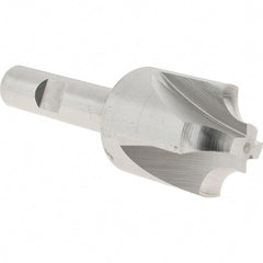 Melin Tool - 5/16" Radius, 1-1/8" Mill Diam, 4 Flute Cobalt Corner Rounding End Mill - Single End, Uncoated, 1/2" Tip Diam, 3-1/2" OAL, 1-1/8" Shank Diam - Benchmark Tooling