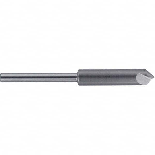 Melin Tool - 5/8" Head Diam, 3/8" Shank Diam, 1 Flute 82° High Speed Steel Countersink - Benchmark Tooling