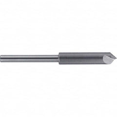 Melin Tool - 1/2" Head Diam, 3/8" Shank Diam, 1 Flute 82° High Speed Steel Countersink - Benchmark Tooling