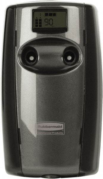 Rubbermaid - 0.63 Cu Ft Coverage, Black Metered Aerosol Dispenser - Benchmark Tooling