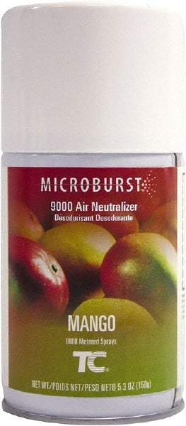 Rubbermaid - 5.3 oz Air Freshener Dispenser Aerosol Refill - Mango, Compatible with Microburst 9000 Dispensers - Benchmark Tooling