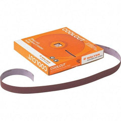 WALTER Surface Technologies - 2" x 50 Yd 60 Grit Aluminum Oxide Cloth Roll - J Weighted Backing - Benchmark Tooling