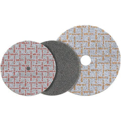 WALTER Surface Technologies - 6" Diam, 1" Face Width, 1" Center Hole, Medium Grade, Aluminum Oxide Deburring Wheel - Unitized, Hard Grade, 7,500 RPM - Benchmark Tooling