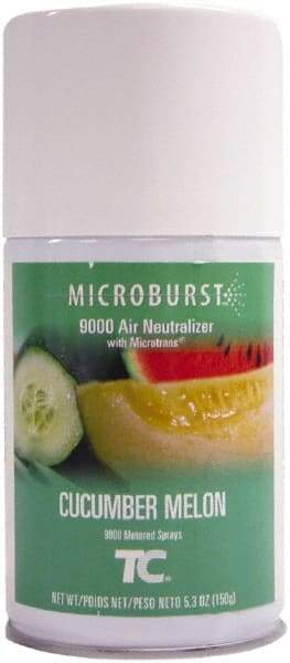 Rubbermaid - 5.3 oz Air Freshener Dispenser Aerosol Refill - Cucumber Melon, Compatible with Microburst 9000 Dispensers - Benchmark Tooling