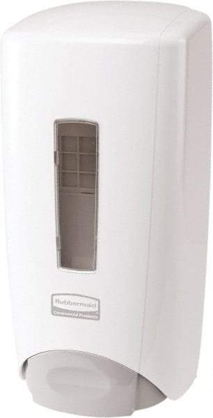 Rubbermaid - 1000 to 1300 mL Foam/Liquid Hand Soap Dispenser - Plastic, Wall Mounted, White - Benchmark Tooling