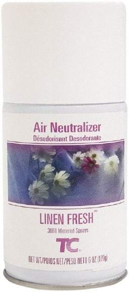 Rubbermaid - 5.25 oz Air Freshener Dispenser Aerosol Refill - Linen, Compatible with Standard Aerosol Dispensers - Benchmark Tooling