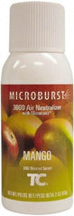 Rubbermaid - 2 oz Air Freshener Dispenser Aerosol Refill - Mango, Compatible with Microburst 3000 Dispensers - Benchmark Tooling