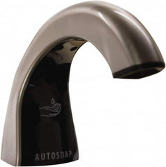 Rubbermaid - 800 to 1600 mL Liquid Soap Dispenser Hardware - Metal & Plastic, Counter Mounted, Chrome/Black - Benchmark Tooling