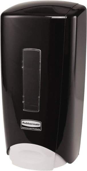 Rubbermaid - 1000 to 1300 mL Foam/Liquid Hand Soap Dispenser - Plastic, Wall Mounted, Black - Benchmark Tooling