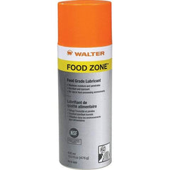 WALTER Surface Technologies - 400 mL Aerosol Penetrant/Lubricant - Light Yellow, 14°F to 356°F, Food Grade - Benchmark Tooling