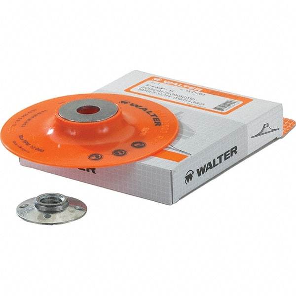 WALTER Surface Technologies - 6" Diam Disc Backing Pad - 10,200 RPM - Benchmark Tooling