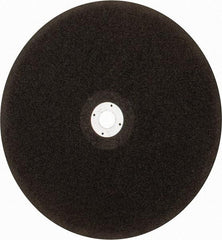 WALTER Surface Technologies - 14" 24 Grit Aluminum Oxide Cutoff Wheel - 1/8" Thick, 1" Arbor, 5,400 Max RPM, Use with Electric & Gas Powered Saws - Benchmark Tooling