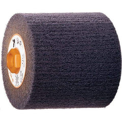 WALTER Surface Technologies - 4-1/2" Diam, Aluminum Oxide Unmounted Flap Wheels - 5/8" Hole, 4" Wide, Nonwoven, Very Fine Grade, 3,800 Max RPM - Benchmark Tooling