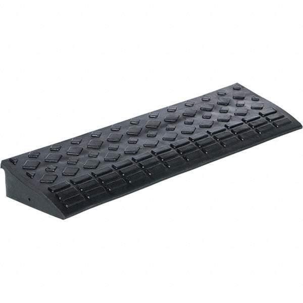 Vestil - 9.68" Long x 34-7/8" Wide, Rubber Rubber Ramp - 4,000 Lb Load Limit - Benchmark Tooling