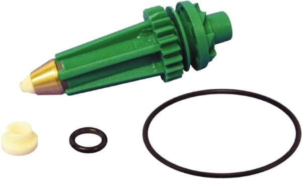 Kranzle - Rotating, Brass, Ceramic, Plastic & Rubber, Pressure Washer Nozzle Repair Kit - 1.19mm Orifice Diam, Green - Benchmark Tooling