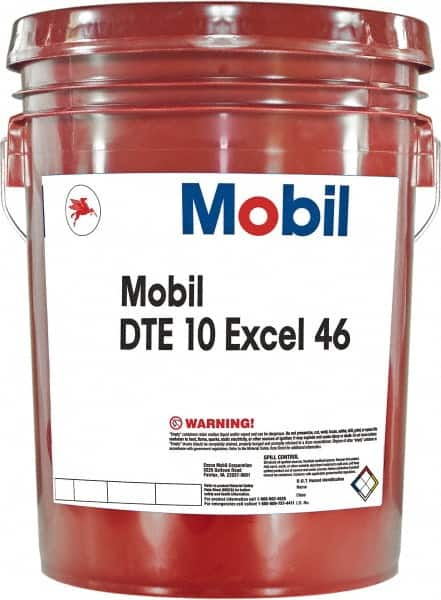 Mobil - 5 Gal Pail Mineral Hydraulic Oil - ISO 46 - Benchmark Tooling