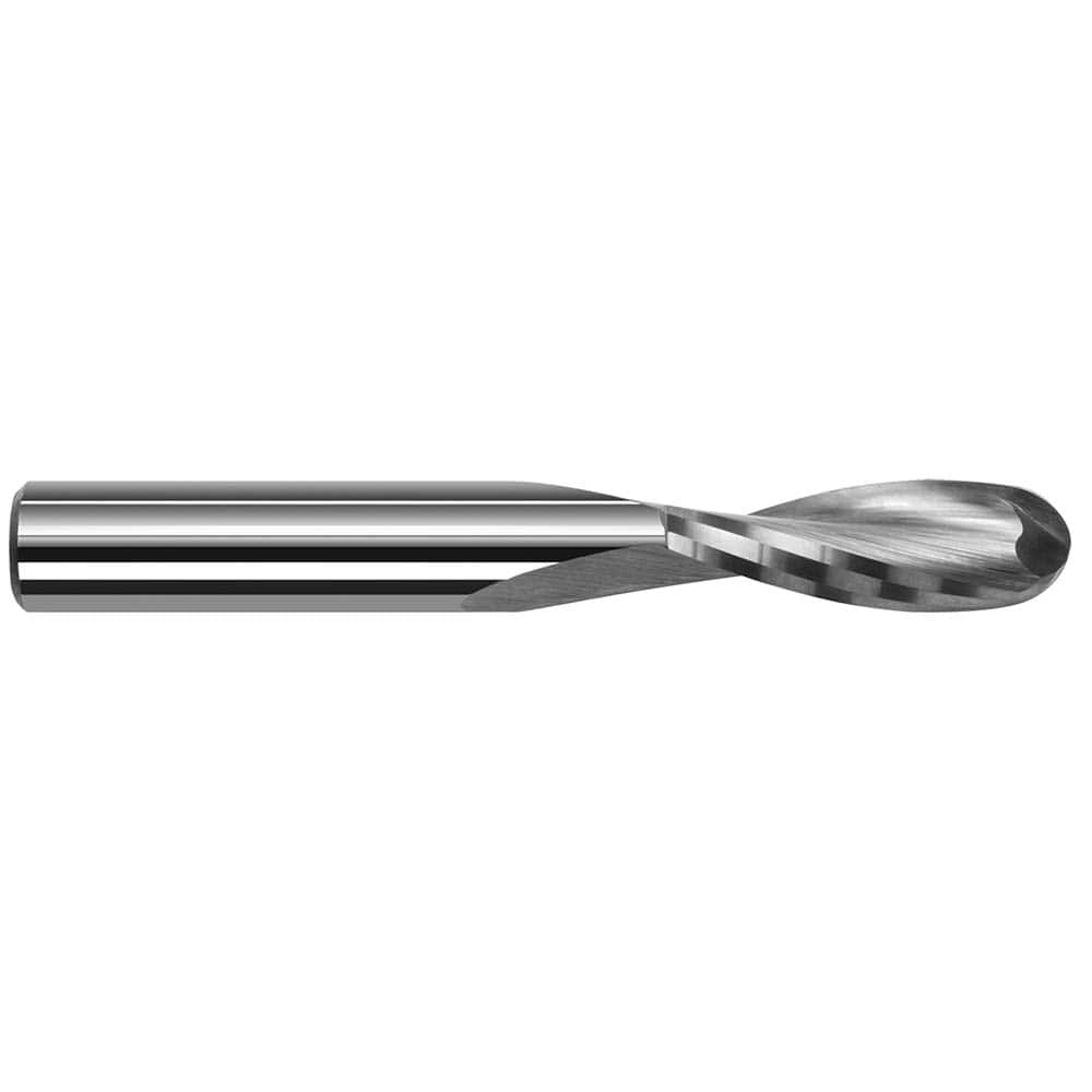 Harvey Tool - Ball End Mills; Mill Diameter (Inch): 3/16 ; Mill Diameter (Decimal Inch): 0.1875 ; Number of Flutes: 2 ; Length of Cut (Inch): 1 ; Length of Cut (Decimal Inch): 1.0000 ; Material: Solid Carbide - Exact Industrial Supply