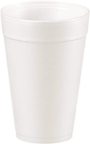 DART - Foam Drink Cups, 32 oz, 25/Bag, 20 Bags/Carton - White - Benchmark Tooling