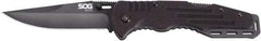 SOG Specialty Knives - 3-5/8" Blade, 8-1/4" OAL, Straight Clip Point Folding Knife - 4-5/8" Closed Length, G-10, 1 Blade, 1 Edge - Benchmark Tooling