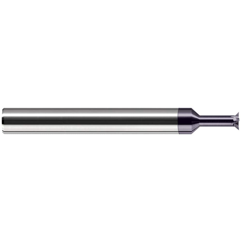 Harvey Tool - 0.08" Diam 90° 0.014" Chamfer 4-Flute Solid Carbide Back Chamfer - Exact Industrial Supply